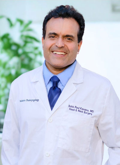 Sohit Paul Kanotra, MD - Pediatric Otolaryngology